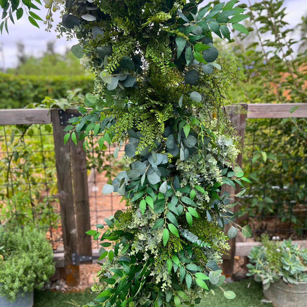 
                      
                        Hailey's Tropical Wedding Arch - Permanence Decor Rentals
                      
                    