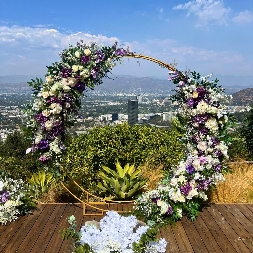 Sandra's Circular Wedding Arch - Permanence Decor Rentals