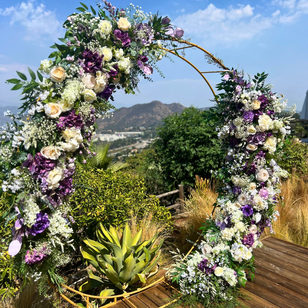 
                      
                        Sandra's Circular Wedding Arch - Permanence Decor Rentals
                      
                    