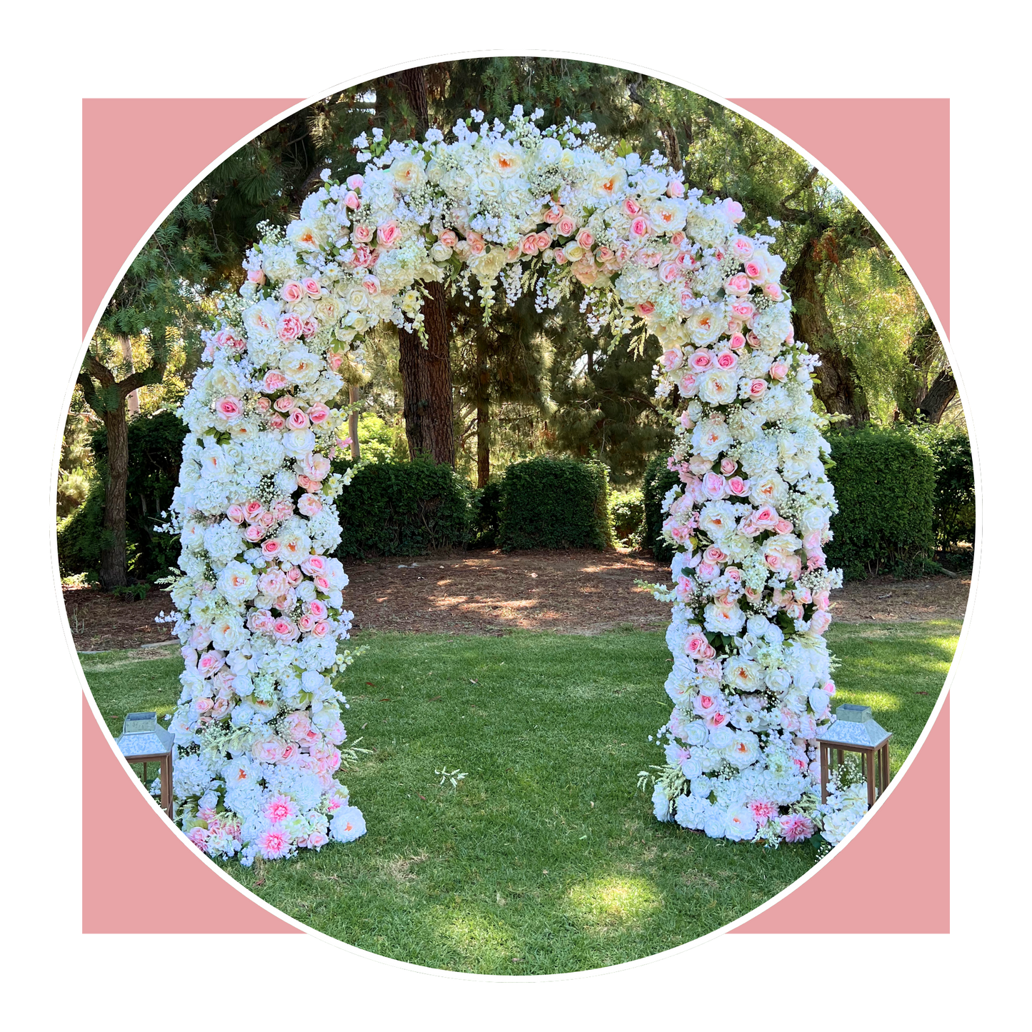 Claire's Arbor Wedding Arch - Permanence Decor Rentals