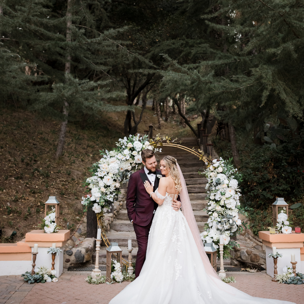 
                      
                        Ashley's Circular Wedding Arch - Permanence Decor Rentals
                      
                    