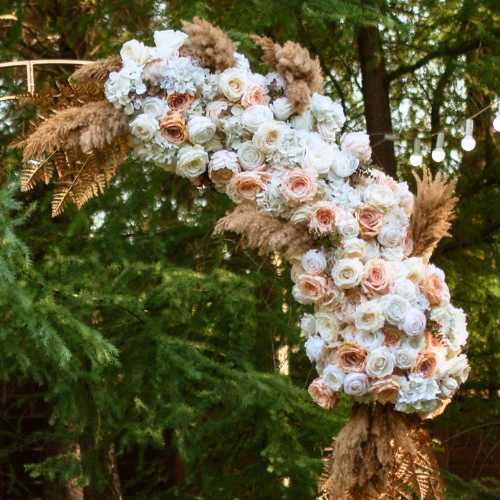 
                      
                        Juniper's Circular Wedding Arch - Permanence Decor Rentals
                      
                    