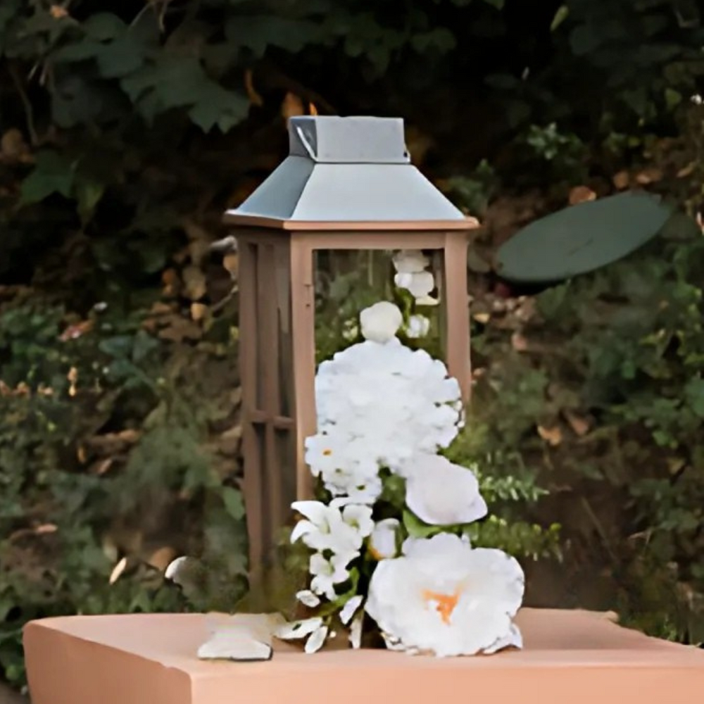 Wooden Lantern & Candlestick Decor - Permanence Decor Rentals