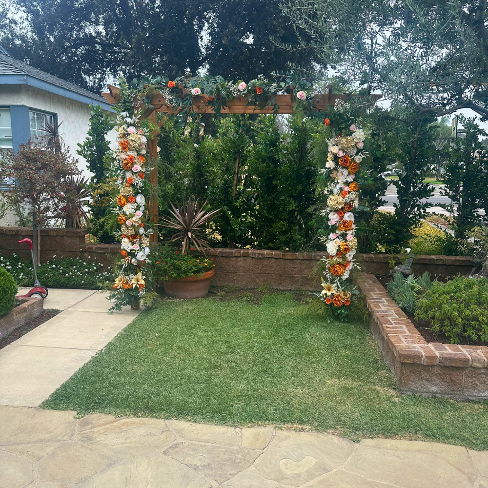 
                      
                        Clementine's Wood Wedding Arbor - Permanence Decor Rentals
                      
                    