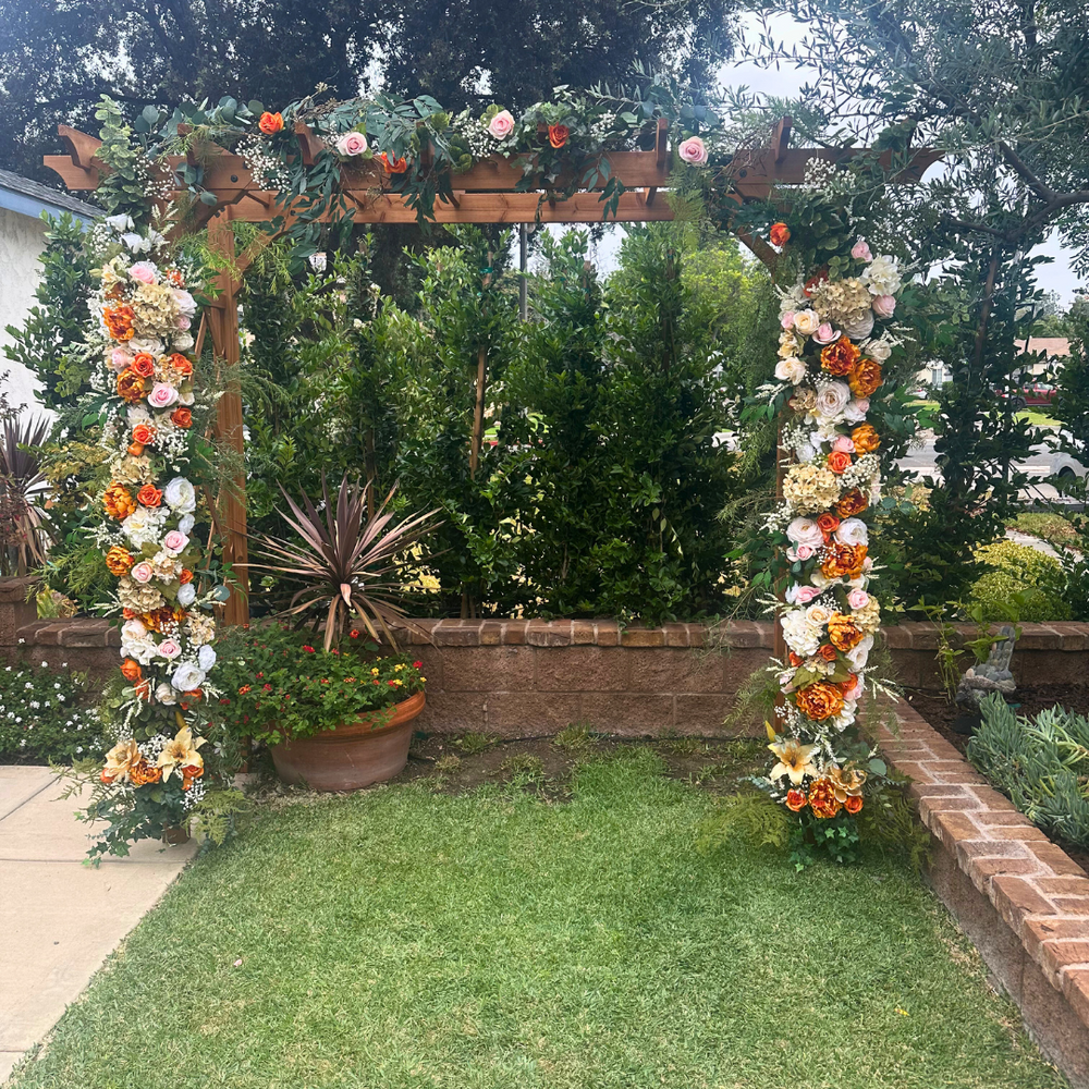 
                      
                        Clementine's Wood Wedding Arbor - Permanence Decor Rentals
                      
                    