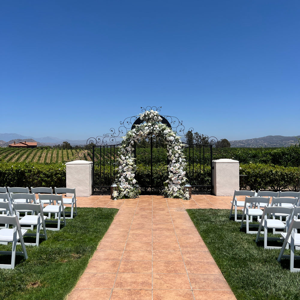 
                      
                        Nicole's Wedding Arch - Permanence Decor Rentals
                      
                    