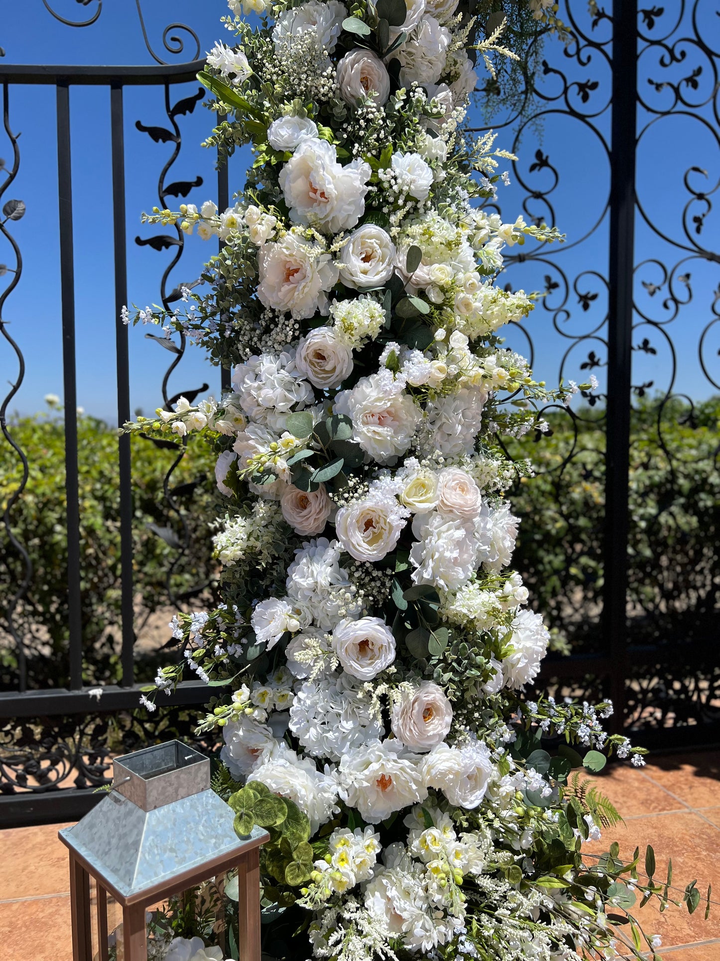 Nicole's Wedding Arch - Permanence Decor Rentals