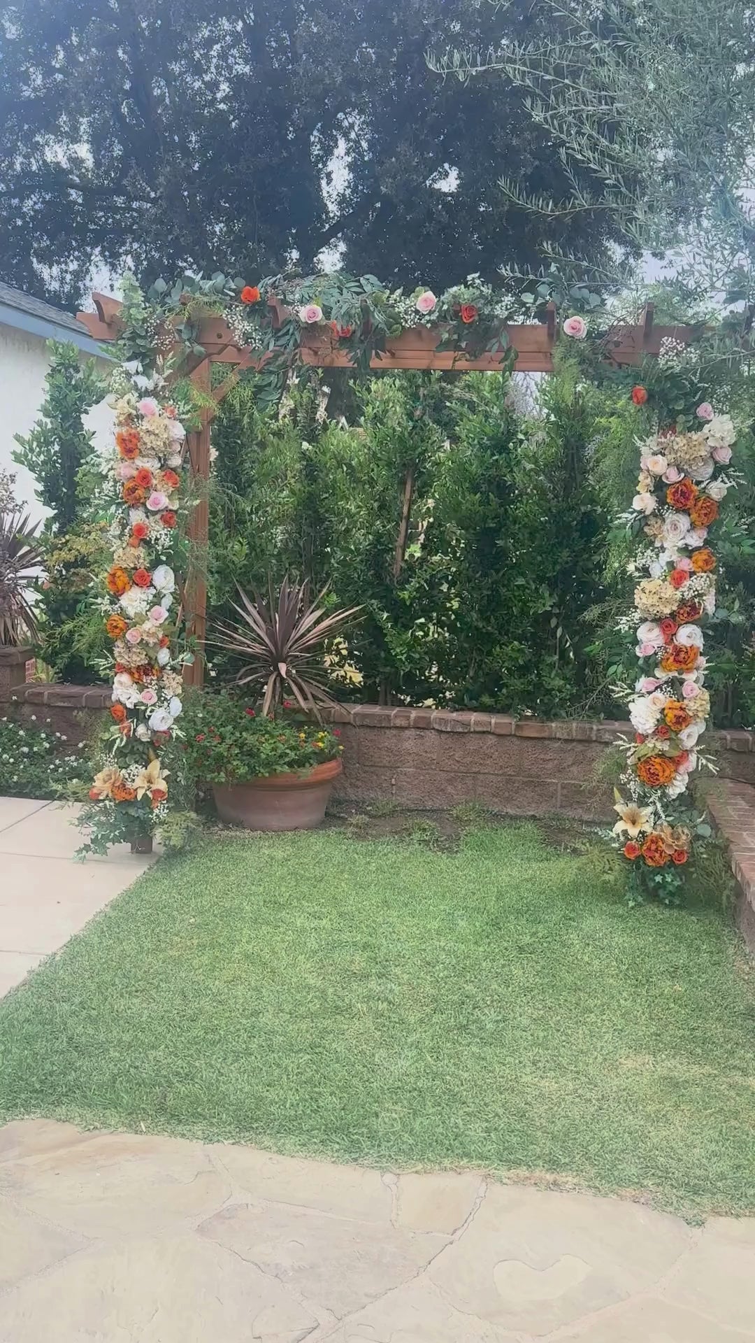 Clementine's Wood Wedding Arbor