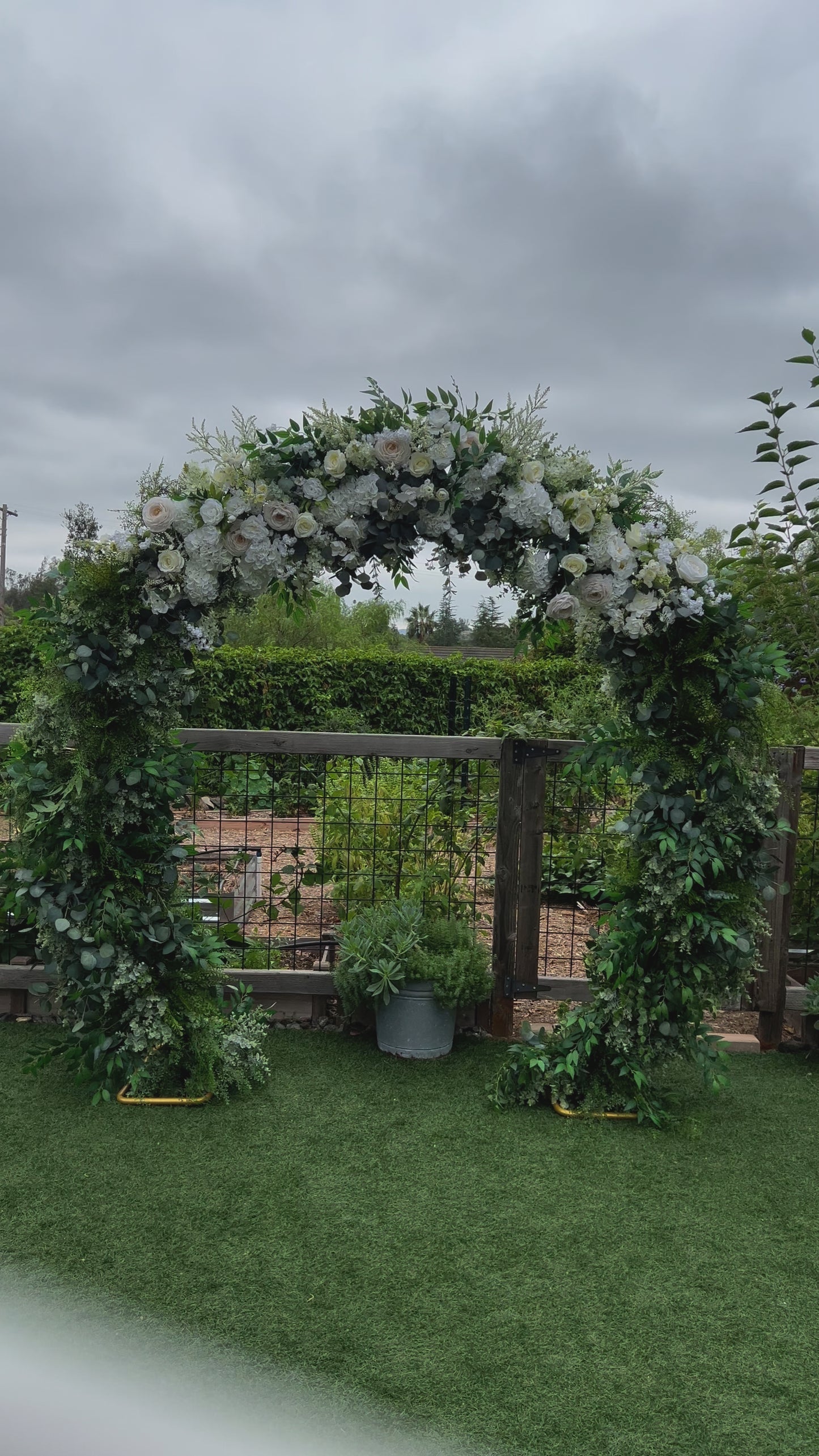 Hailey's Tropical Wedding Arch